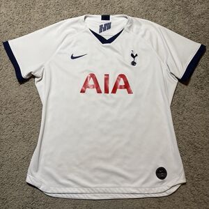 Nike Tottenham Hotspur White Soccer Jersey Women’s XL 2019 2020 Home Kit EPL
